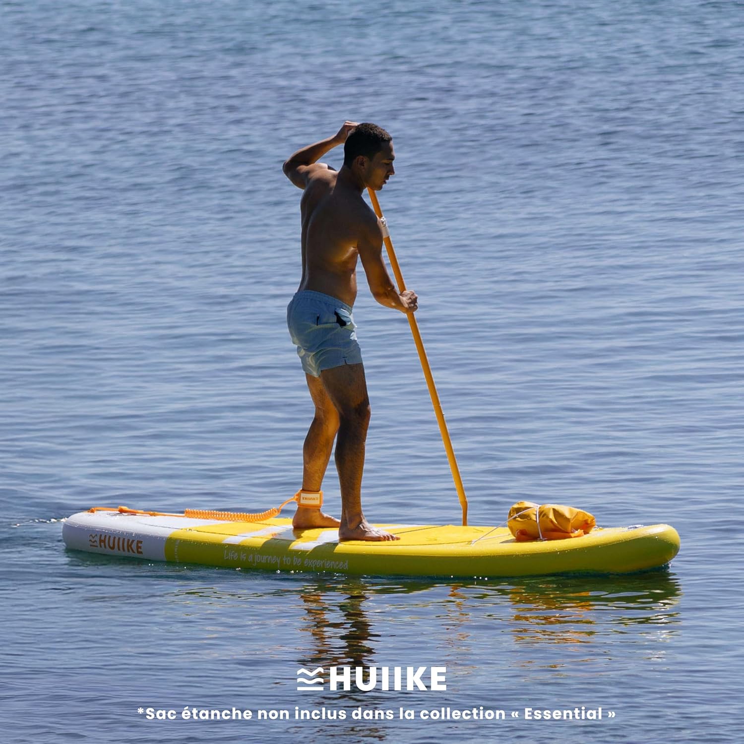 HUIIKE Paddle Gonflable Adulte avec Accessoires Inclus, Pagaie, Ailerons, Pompe. Planche de Stand Up Paddle Grande Stabilité et Résistance. 305 x 84 x 15 cm, Jusqu'à 130 kg