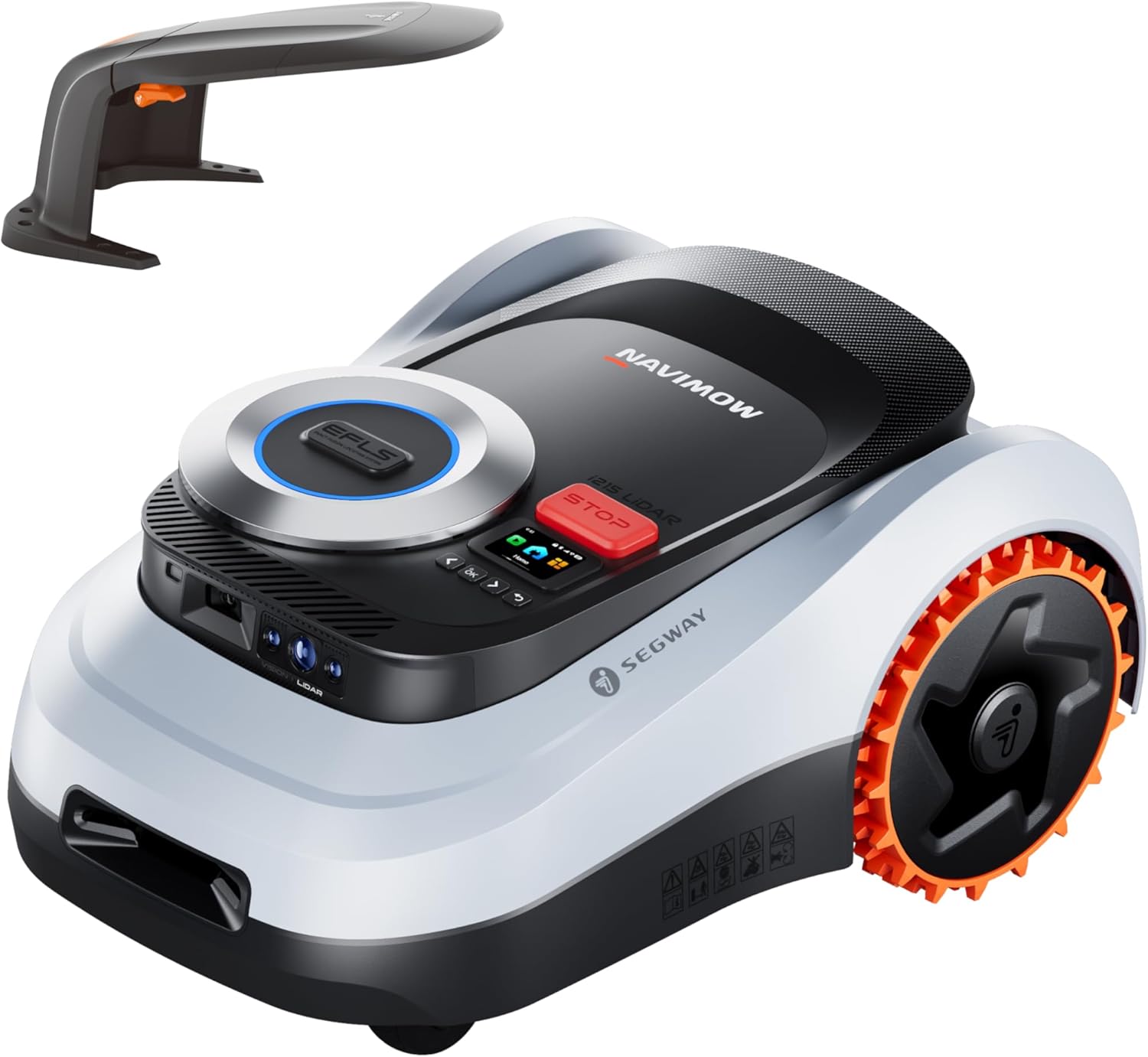 Segway - Navimow i215 - dimensions garage inclus - tondeuse robot LiDAR, cartographie automatique, 4G, pentes 45% - i215