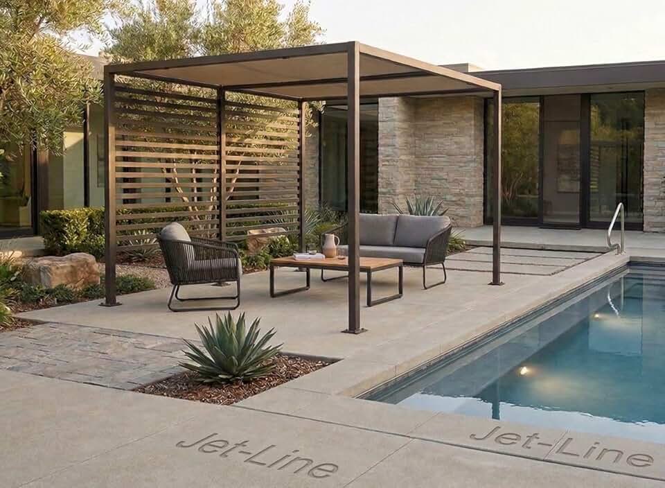 Jet-line - Amun - 3x4m aluminium - toit réglable, protection soleil