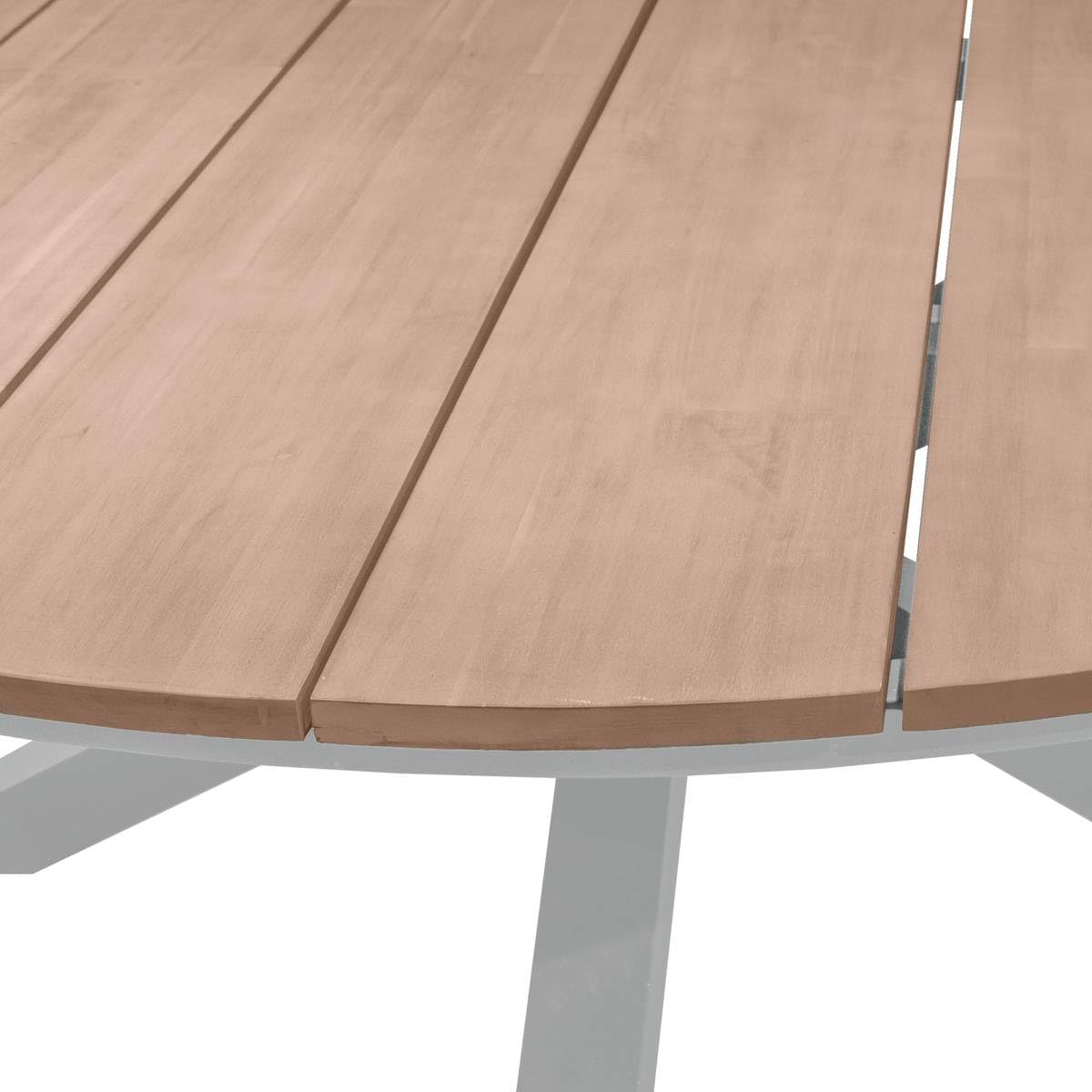 Hespéride - Oriengo - diamètre 160 cm - aluminium acacia 8 places