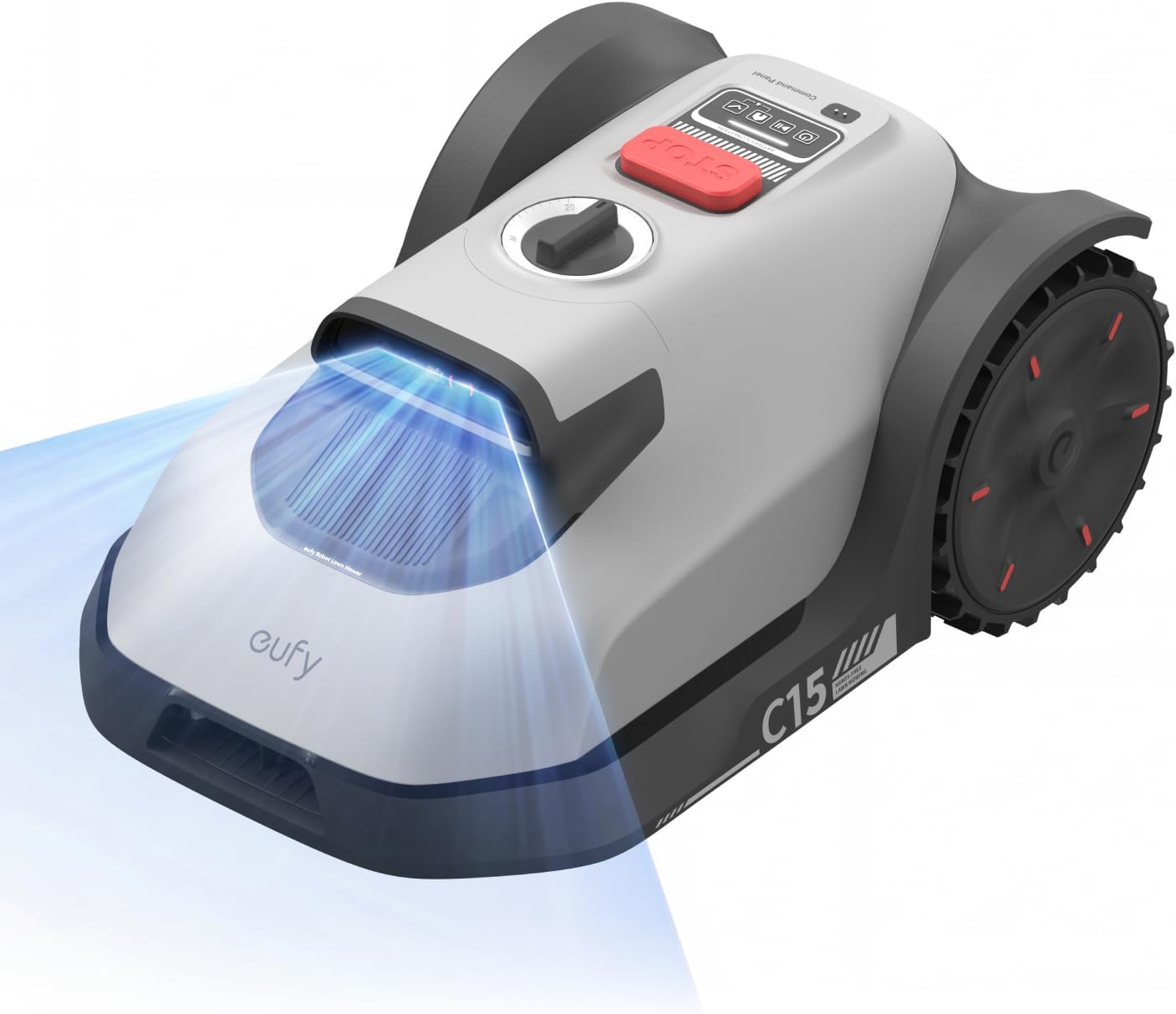 eufy - C15 Série - 500 m² - Robot tondeuse sans fil, multizone, installation rapide