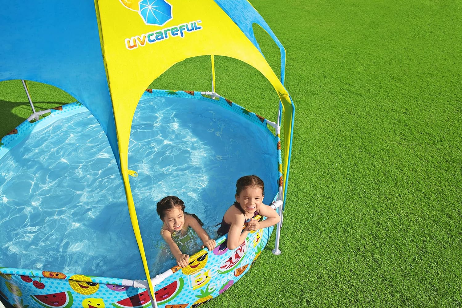 Bestway Piscine tubulaire Bleu 244 x 244 x 51 cm 1680 L 56432