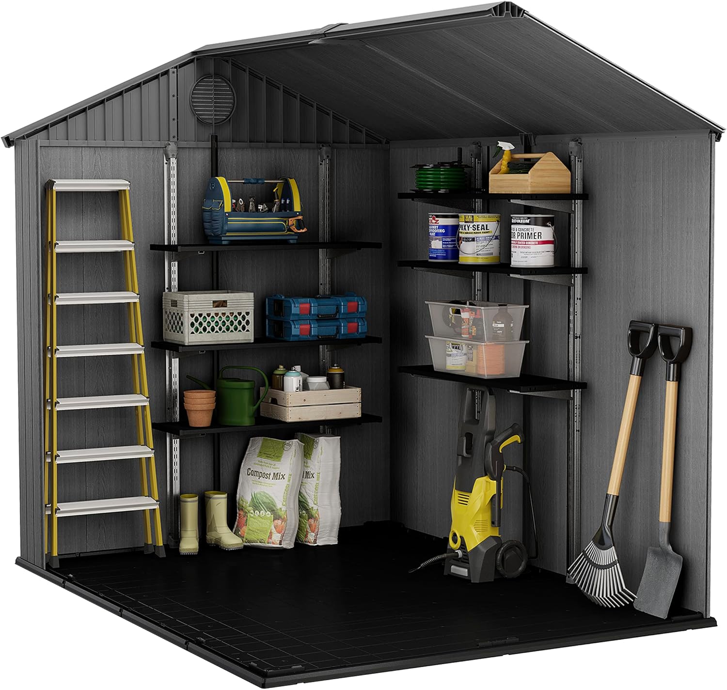 KETER - ABRI Darwin 68-4,5m² - Gris