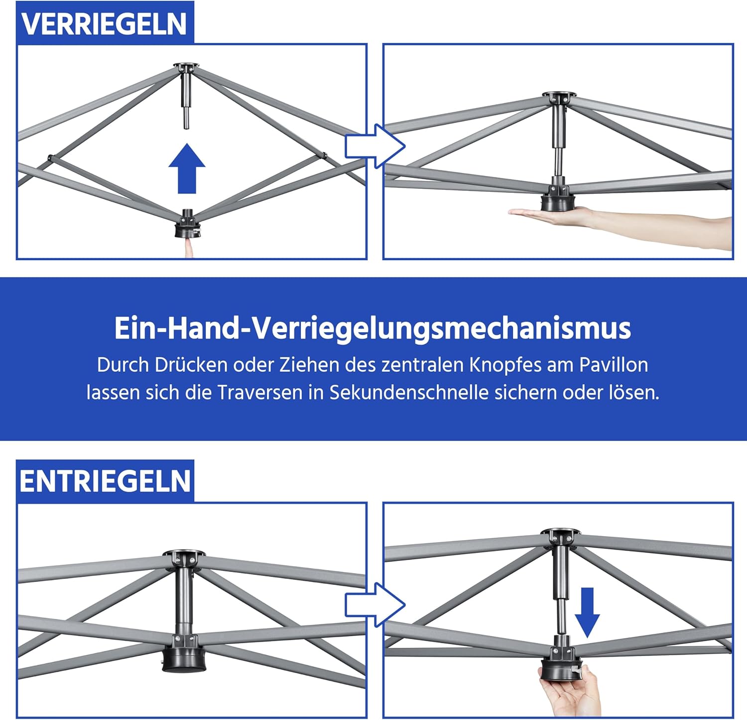 Yaheetech - Tonnelle pliable 3x3m, sac transport, sable, chevilles