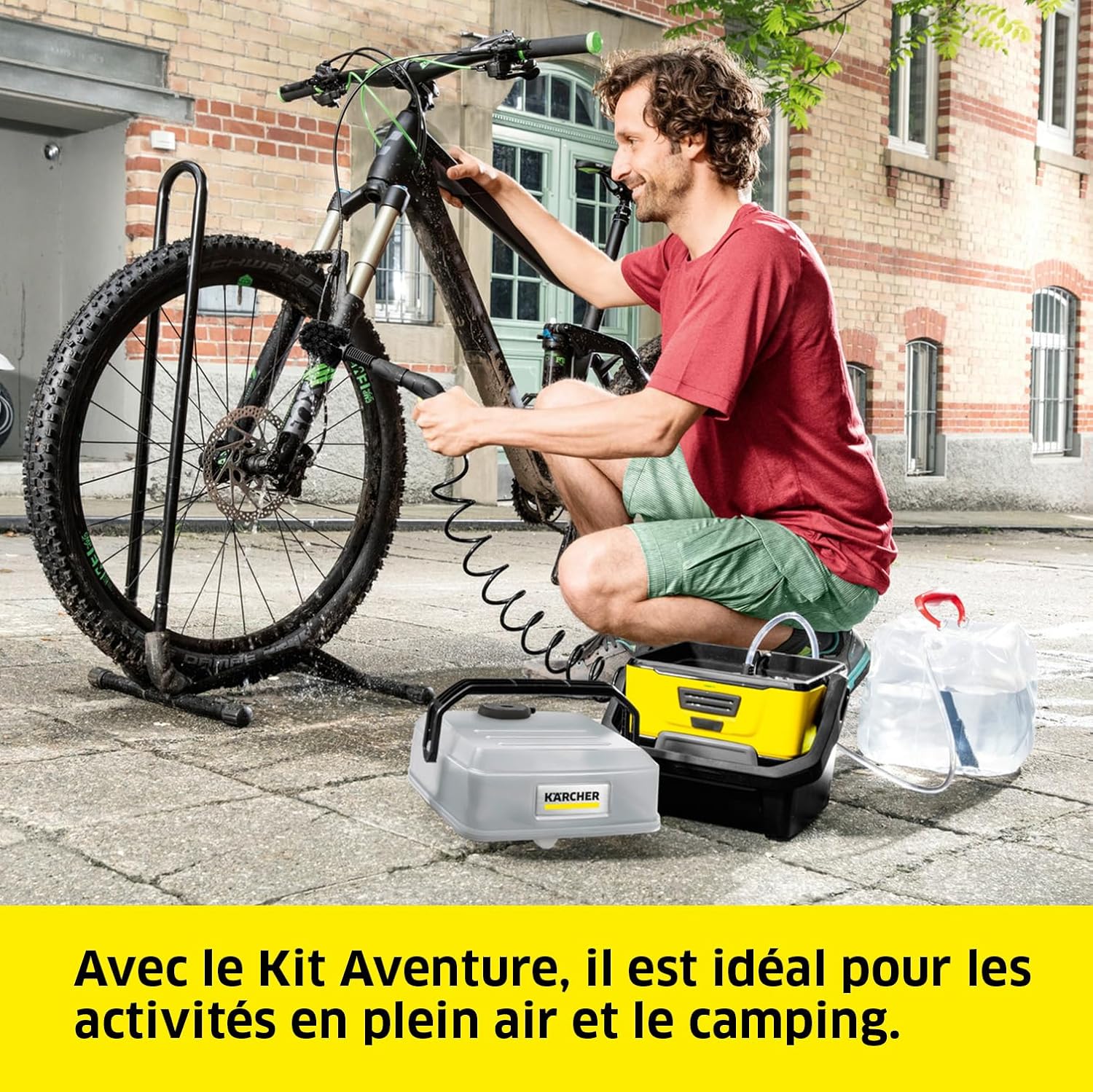 Kärcher - OC 3 Aventure - 2,8m tuyau, 4L réservoir, 2L/h, kit complet