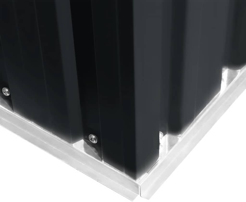 vidaXL - Abri de jardin métal 257x298x178cm anthracite, cabane à outils