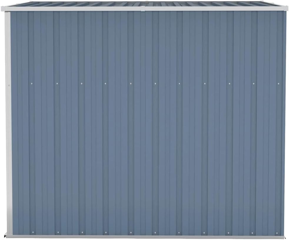 Générique Abri de Jardin Mural Gris 118x194x178 cm Acier galvanisé,Maison & Jardin, Pelouses & Jardins, Vie en extérieur, Structures extérieures, Cabanes & abris de Jardin, Gris (Poids 31.54KG)
