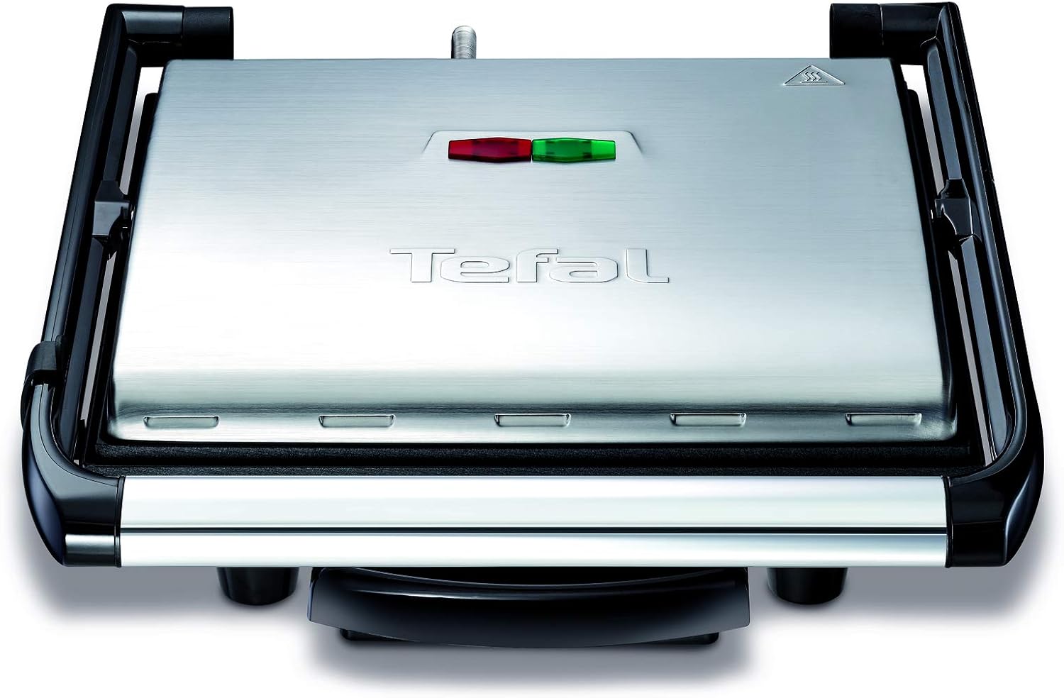 Tefal - Gril Viande Panini Multifonction 2000W, rangement vertical, noir/argent - GC241D12