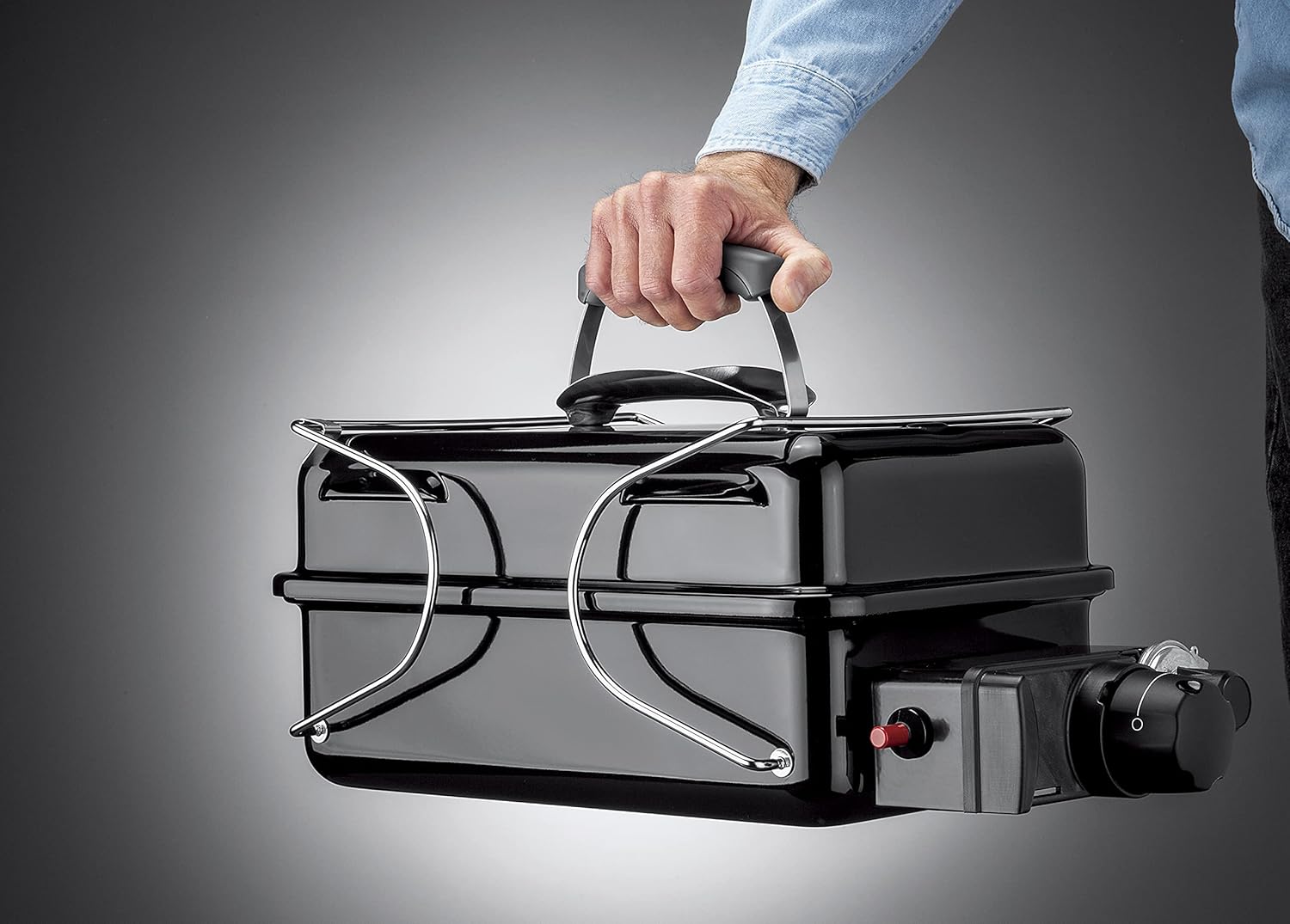Weber - Go-Anywhere - 42x26cm - barbecue gaz portable pieds repliables
