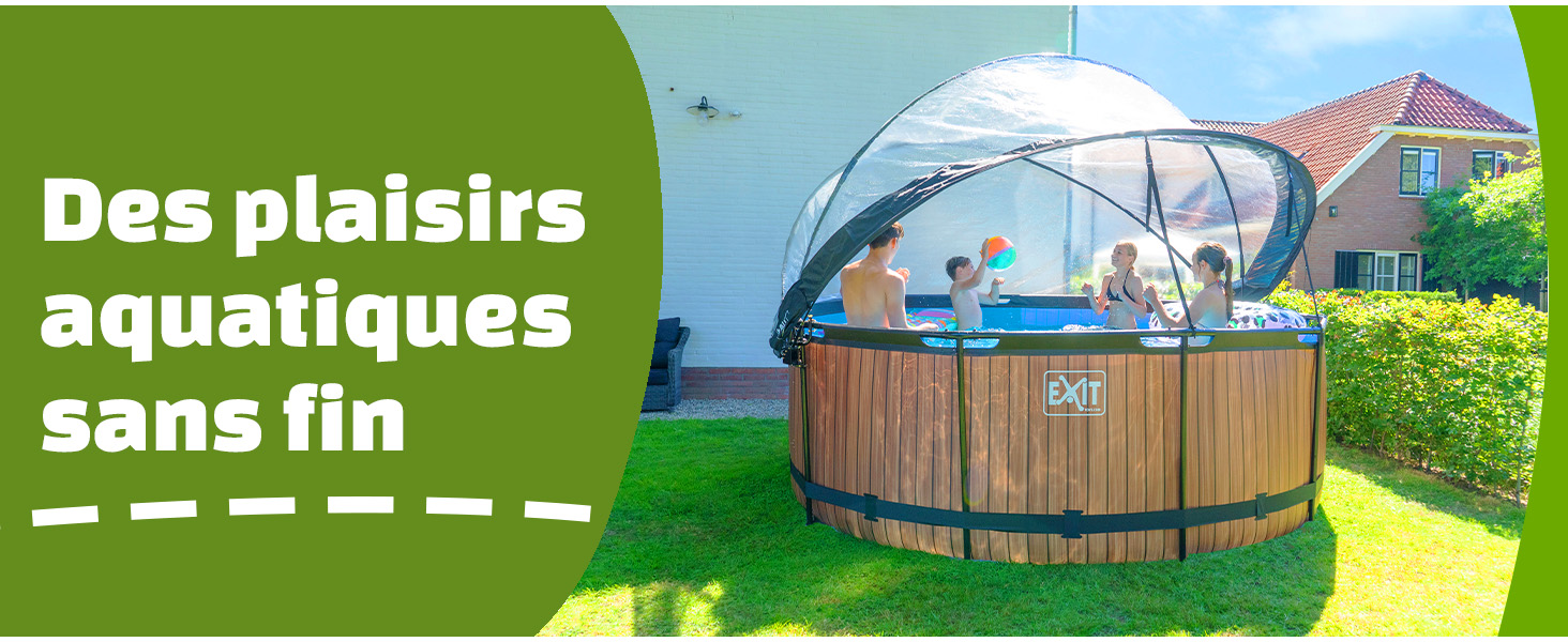 EXIT Toys piscine jardin auvent rond universel