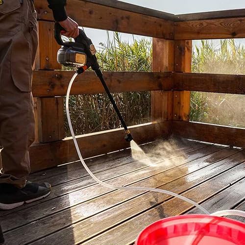 WORX - Hydroshot 20V - mobile, tuyau 6m, lance longue, WG633E.9
