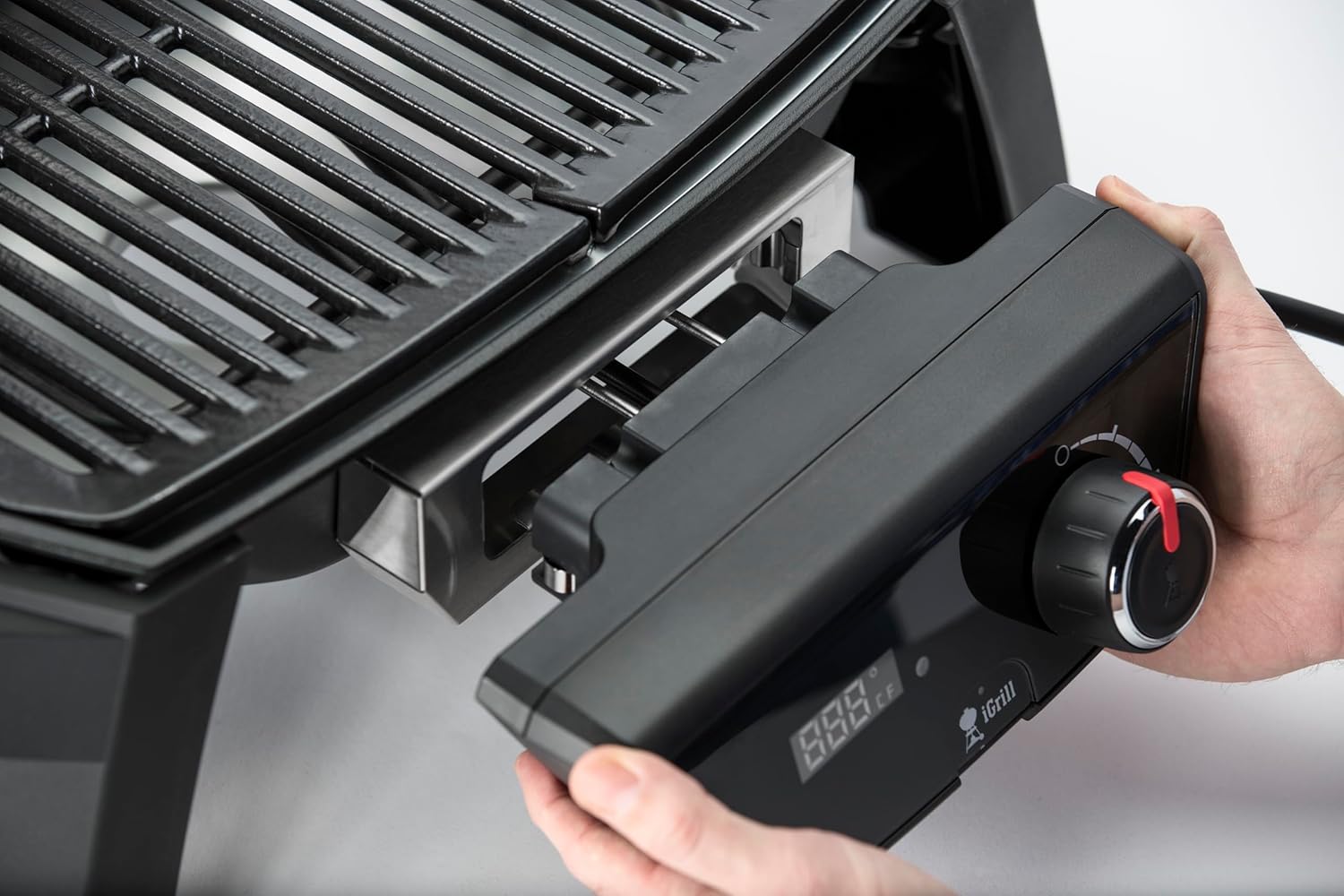 Weber - Barbecue électrique Pulse 1000 - compact - 1800W, contrôle digital