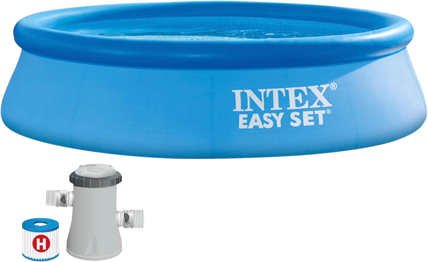 Intex - Easy Set 28122NP - Piscine autoportée 3,05x0,76m, épurateur 1m3/h