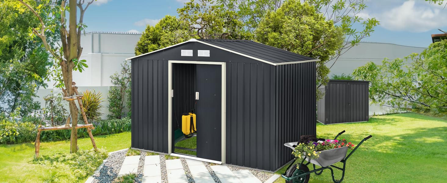 le cabanon est un excellent ajout à n'importe quel jardin.