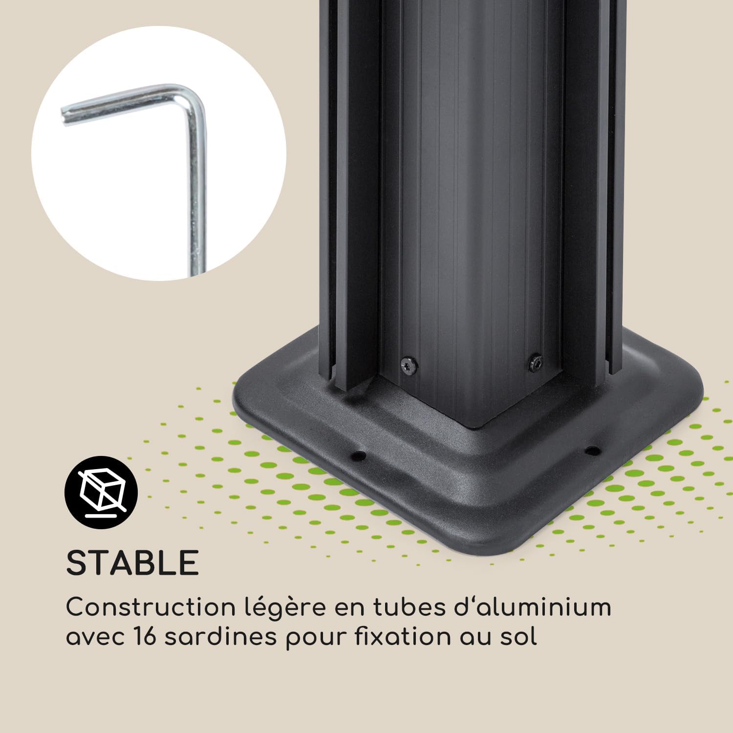 Blumfeldt - Pergola aluminium série Polycarbonate - 3x6m - toit hydrofuge, protection UV, cadre métal, toit/côtés polyes