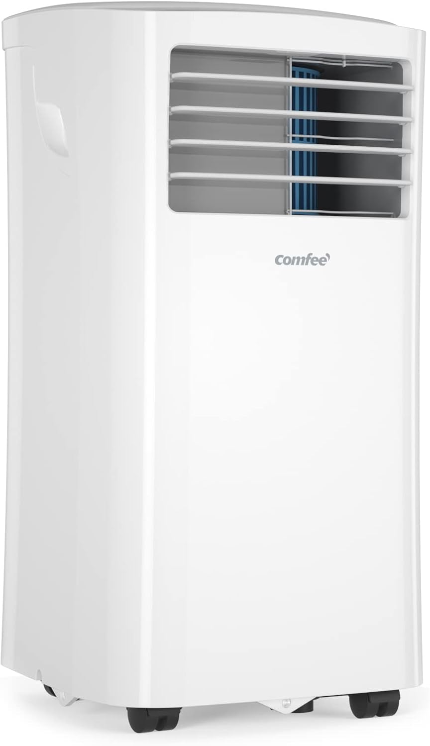 Comfee Climatiseur Mobile Portable 9000 BTU/h 2,6kW, 3-EN-1 Refroidisseur Déshumidificateur Ventilateur, Follow me, Minuterie, Mode nuit, Pour salon et maison de 33㎡/88m³, MPPH-09CRN7, EEK A, R290