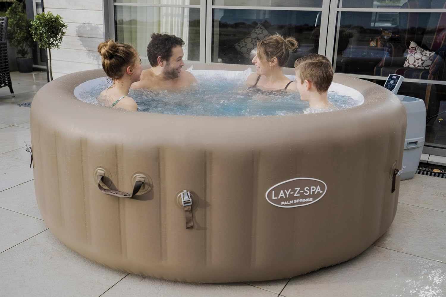 Lay-Z-Spa - Palm Springs - 196x71cm - 140 jets, 4/6 places, filtration cartouche