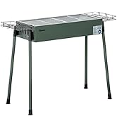 Outsunny Barbecue au charbon de bois avec 2 grilles, Portable BBQ Grill sur Pieds amovibles et 2 ...