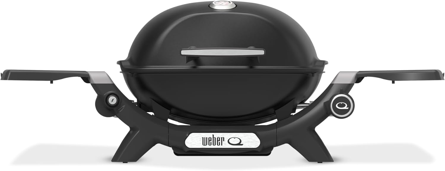 Weber - Q 1200N - barbecue gaz compact, fonte émaillée, allumage électronique