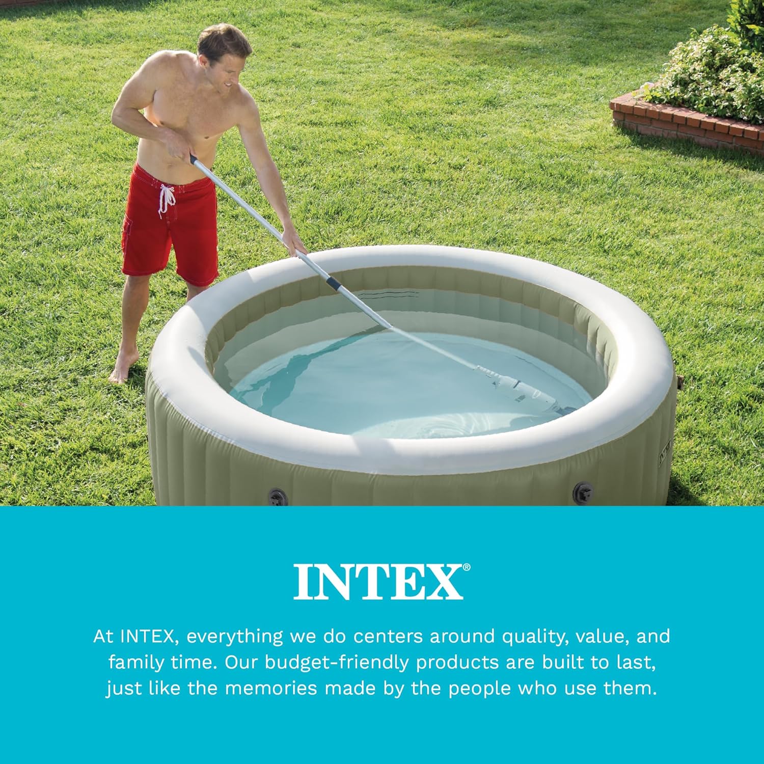 Intex - aspirateur à main rechargeable - gris - fonctionnalité pool cleaning - 28620EP