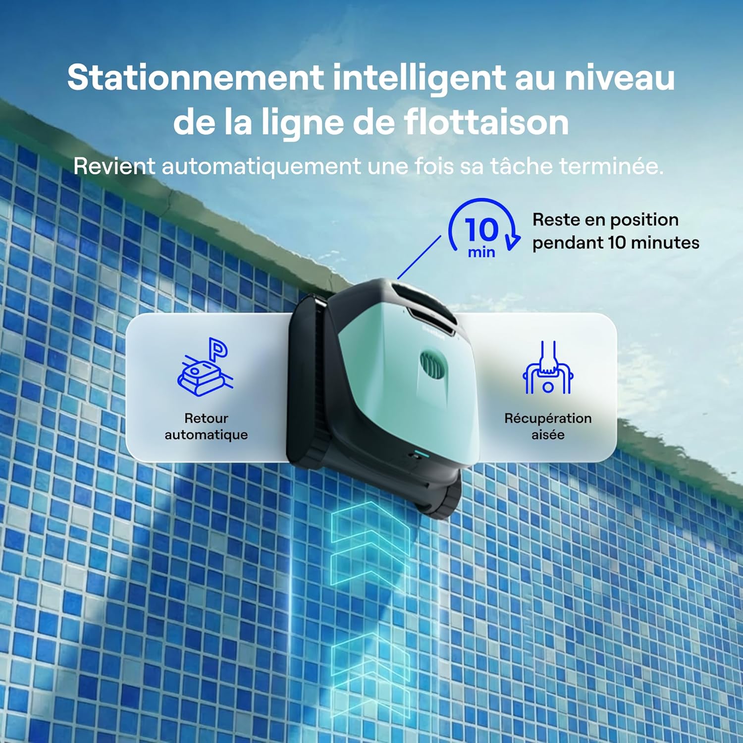 Beatbot - Sora 10 - robot piscine sans fil, 25700 LPH, filtre 5L