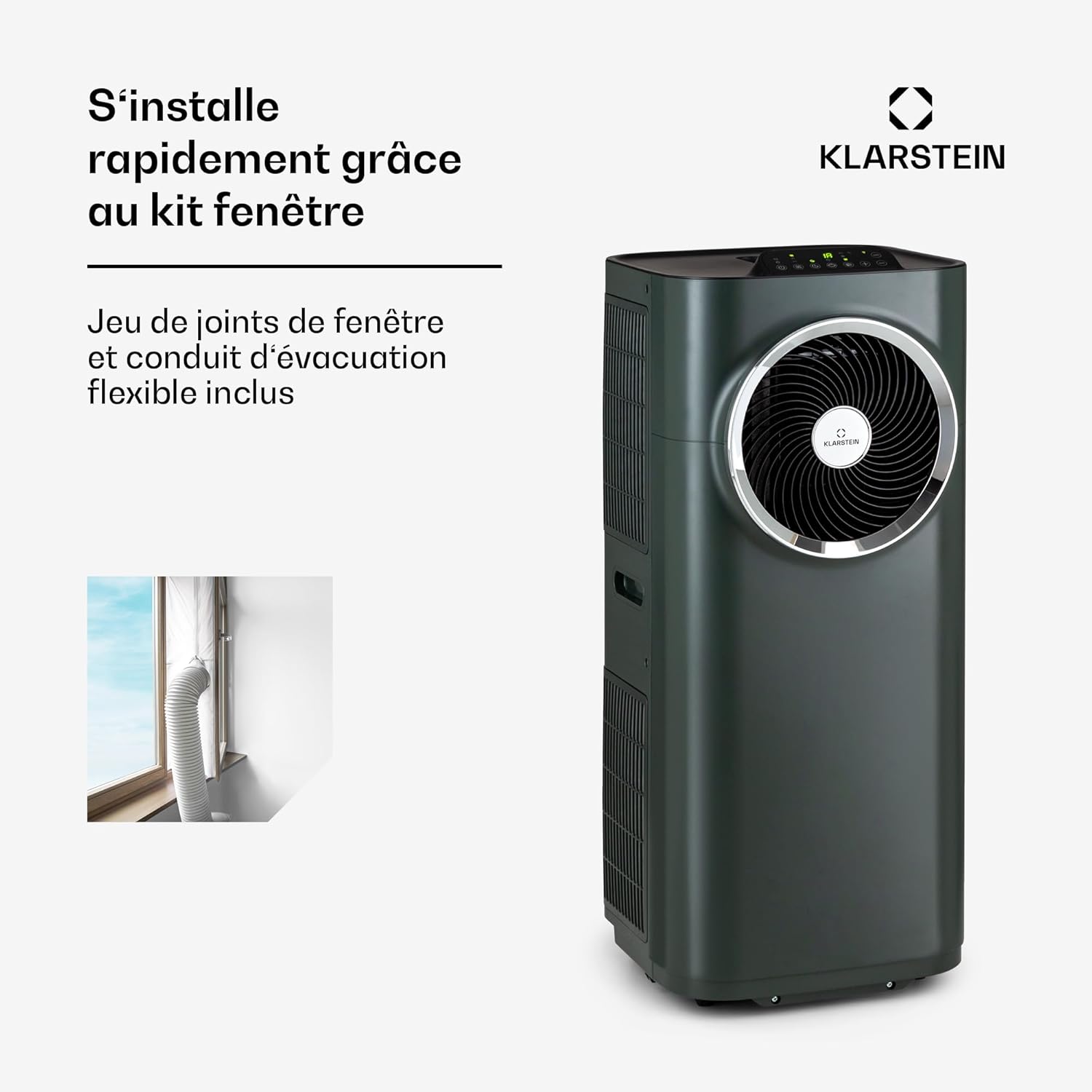 Klarstein - Kraftwerk Eco Smart 11 - 35-59 m² - 3-en-1, WiFi, silencieux