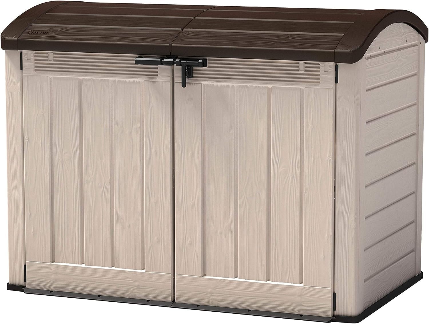Keter - Abri horizontal SIO Ultra - 2000L - rangement poubelle robuste