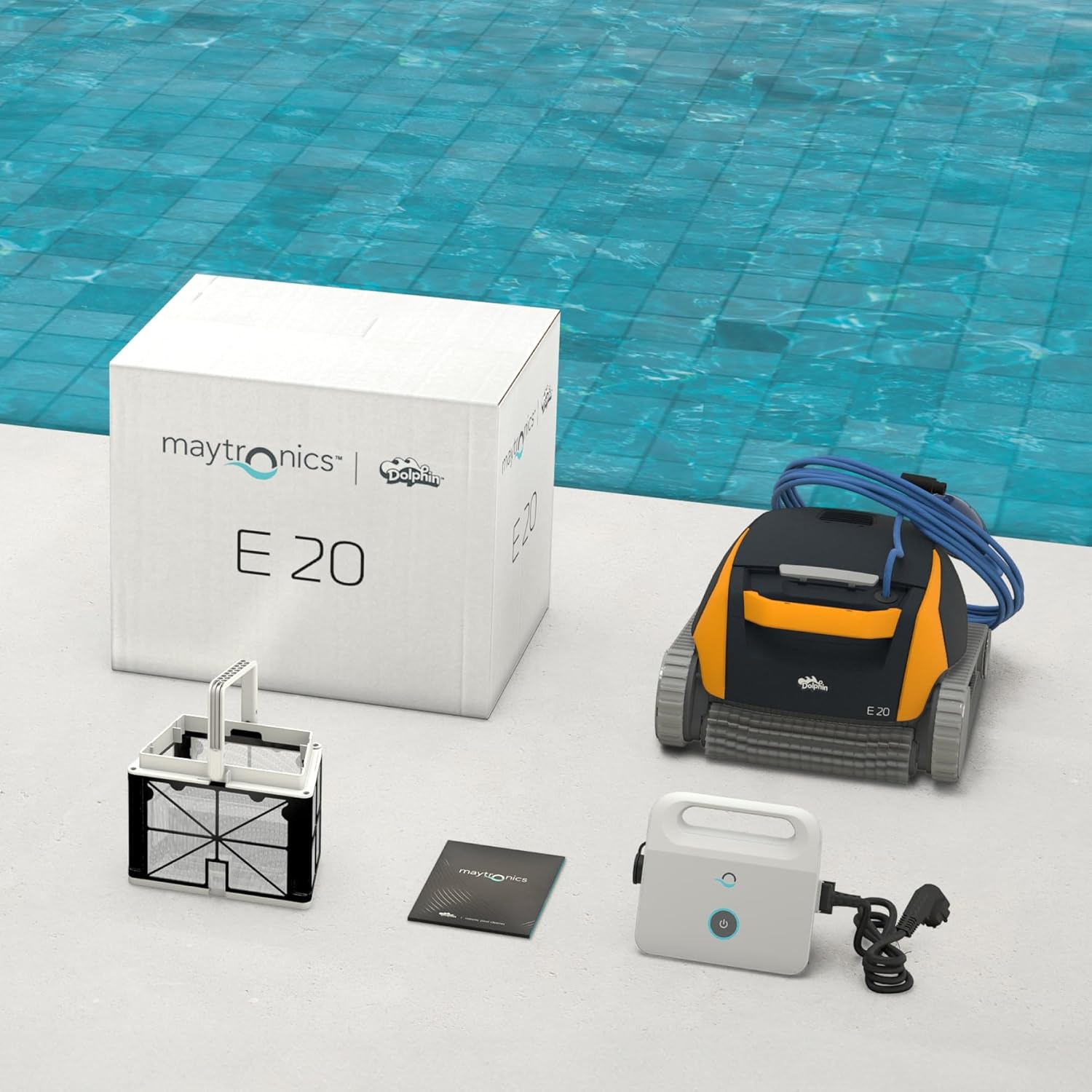 Dolphin - E20 Série - piscine jusqu’à 10 m - fond et parois, économie d’énergie
