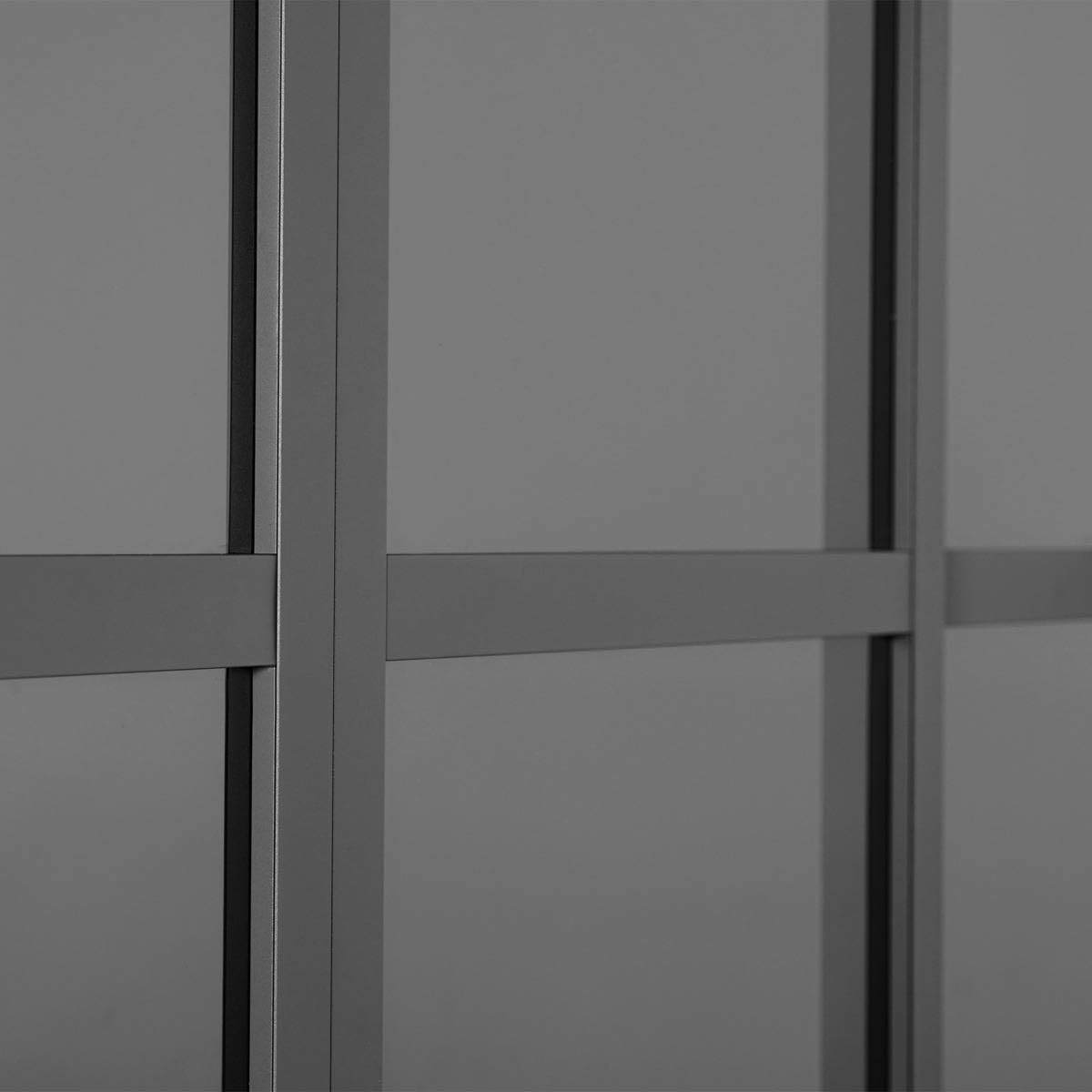 Hespéride - Portes coulissantes Evora Graphite - 236,5x279cm - protection solaire pergola grand modèle