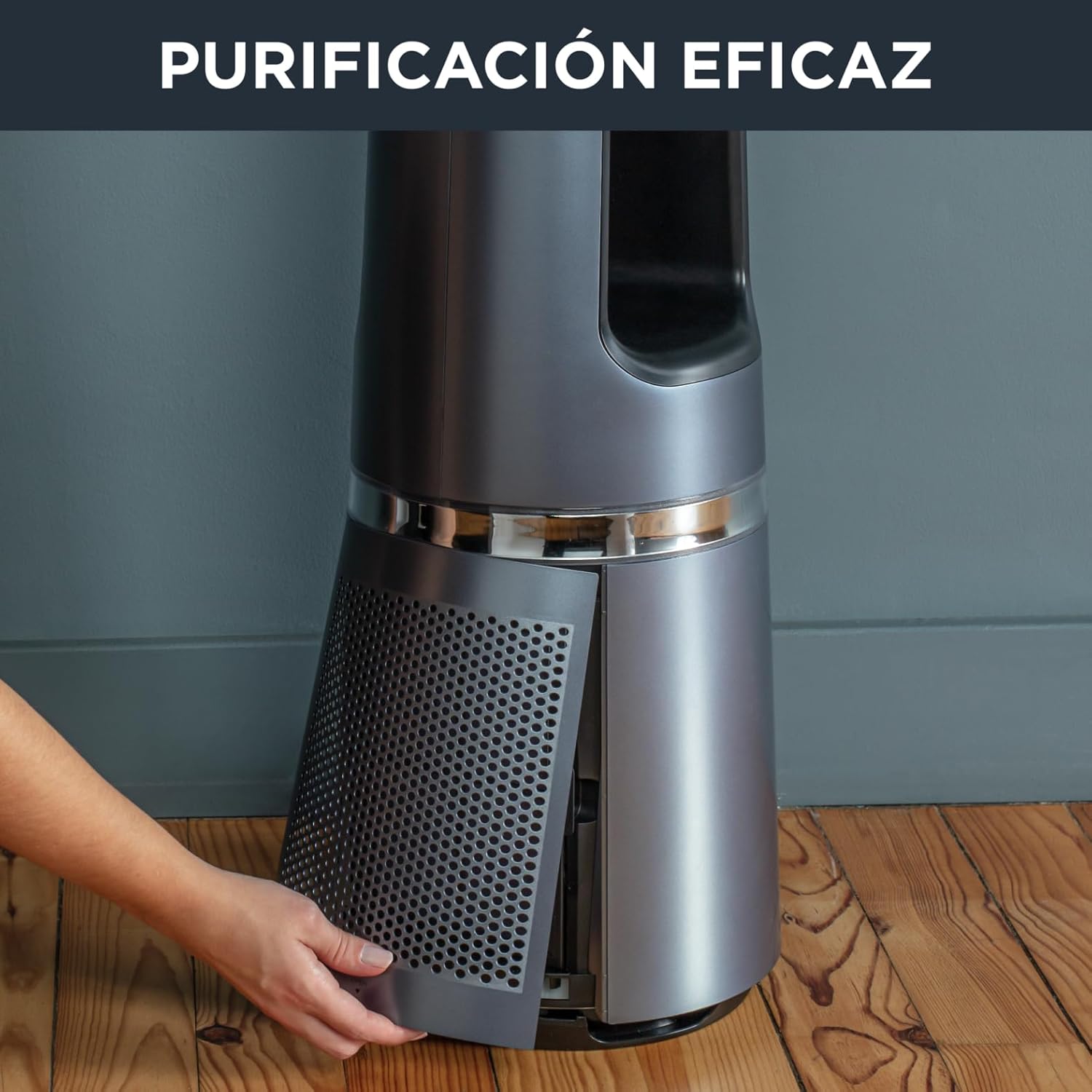 Rowenta - Eclipse 2-en-1 - puissant, 12 vitesses, minuterie, oscillation, 32 dB - QU5030F0
