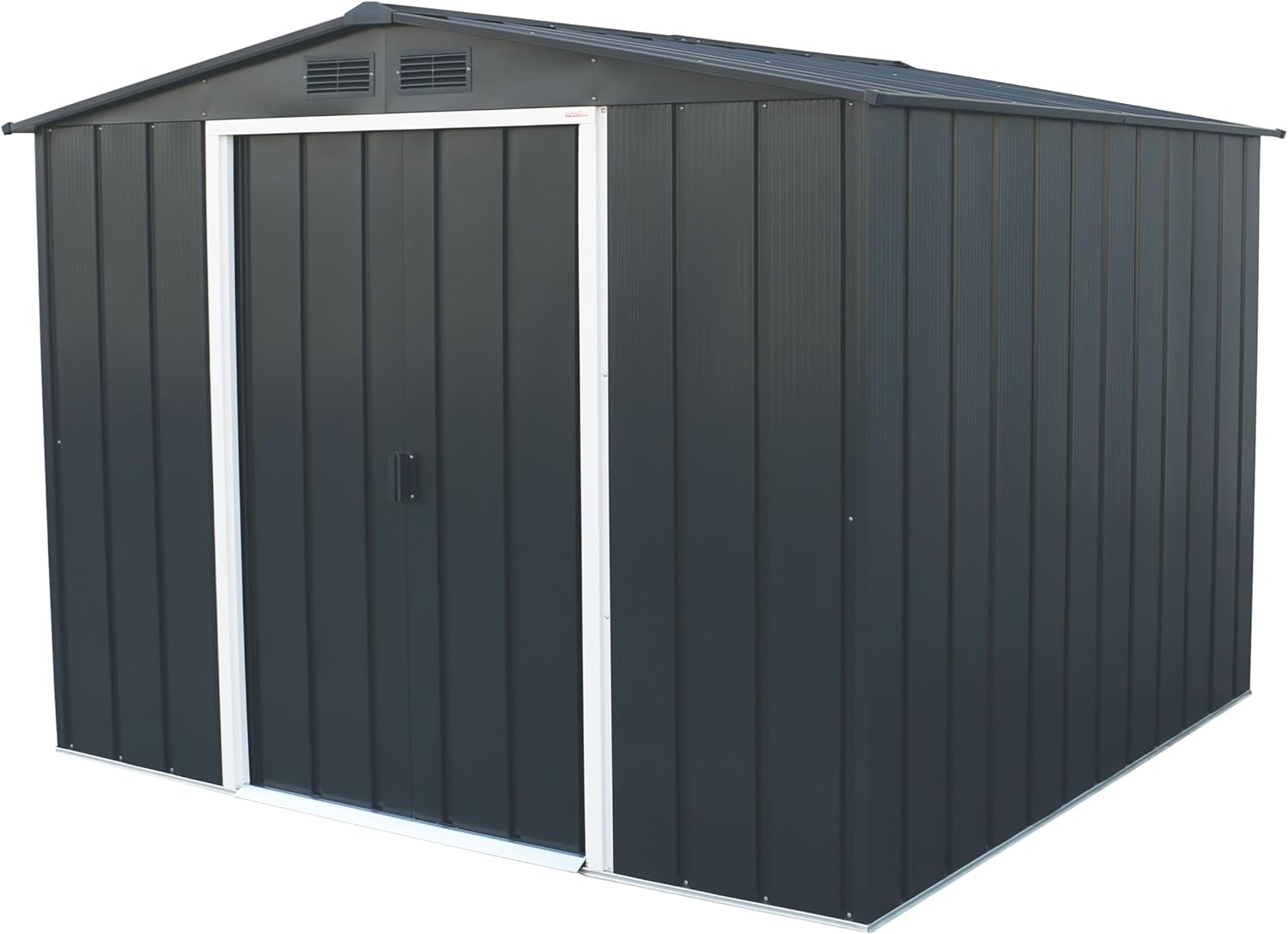 Duramax - ECO 8x8 - 5,89 m² - abri métal, toit renforcé, anthracite