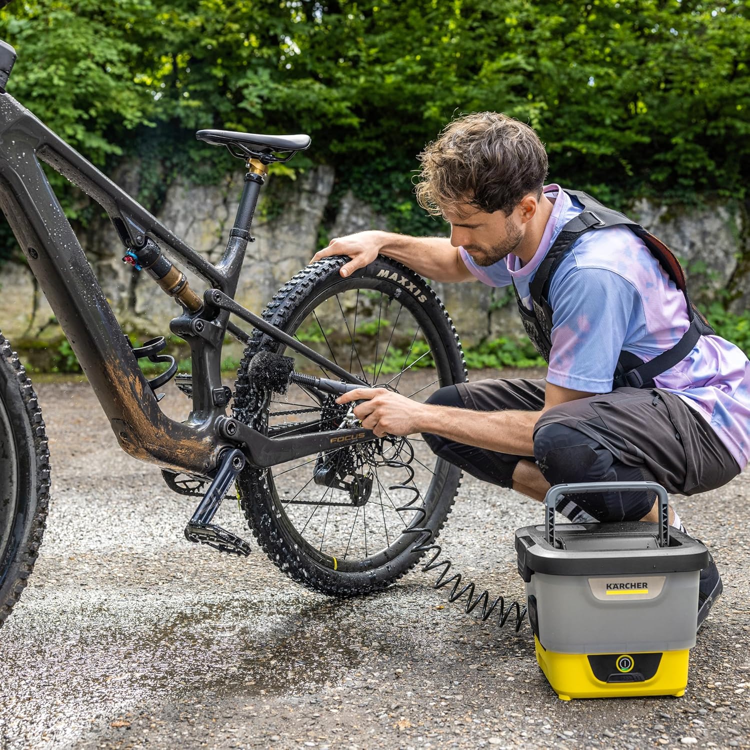 Kärcher - OC 4 kit vélo - 3,1 kg - 8L, 2L/min, batterie Li-ion
