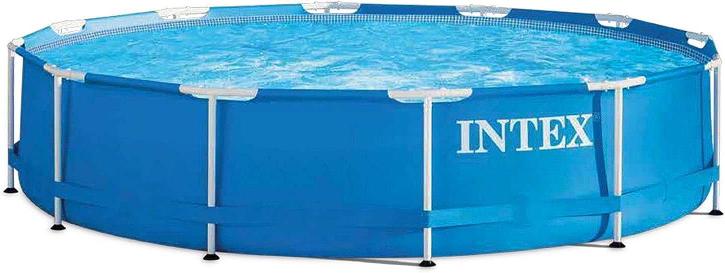 Intex piscine metal frame ronde tubulaire (ø)3,66 x (h)0,76m