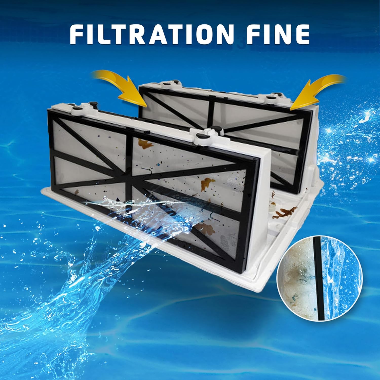 Dolphin - Pool UP - 8m - fond et parois, filtration fine, navigation intelligente, 120min d'autonomie