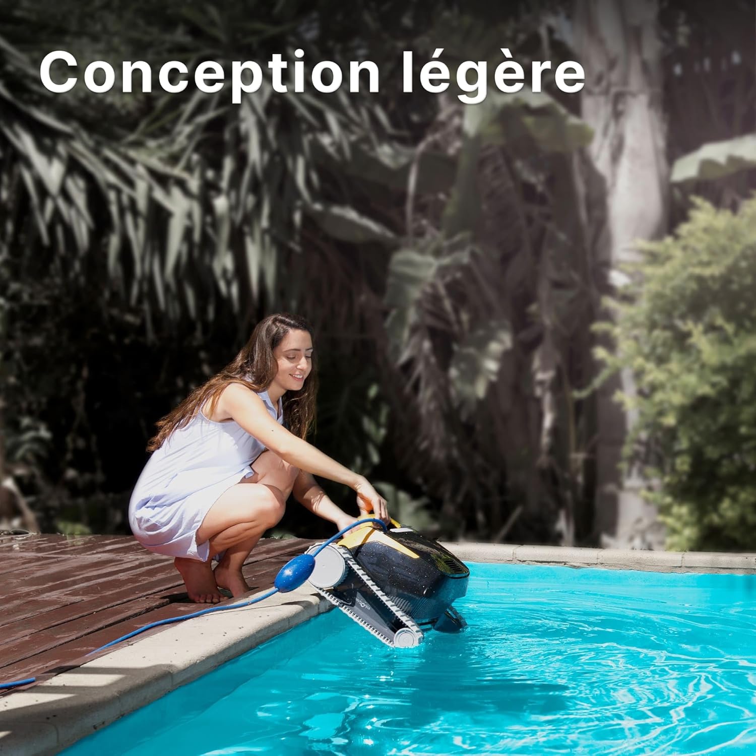 Dolphin - E20 Série - piscine jusqu’à 10 m - fond et parois, économie d’énergie