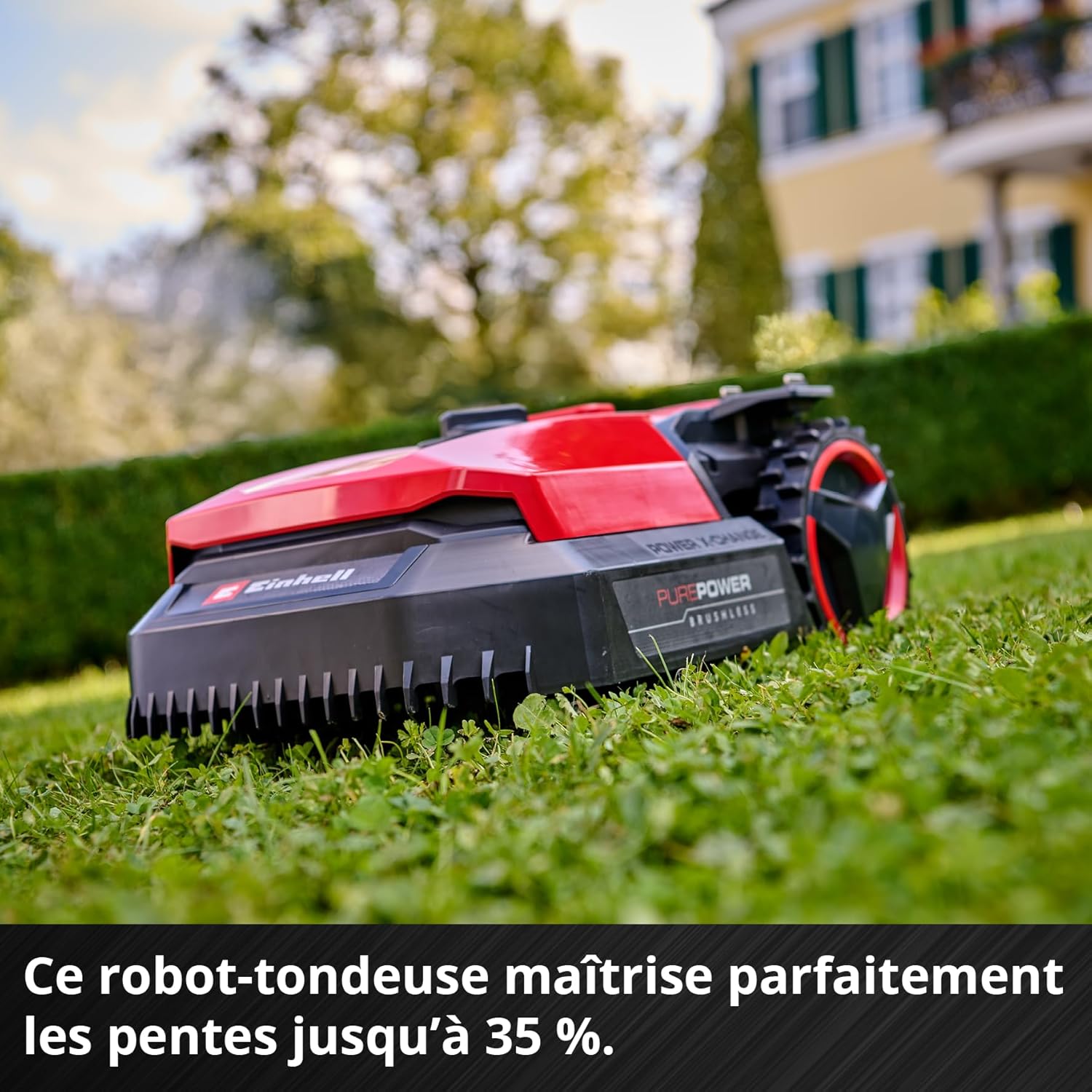 Einhell - FREELEXO 500 - robot tondeuse 500 m², batterie 2,5 Ah, app mobile IPX5