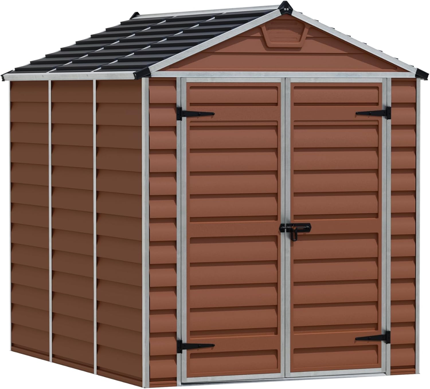 Canopia by Palram Abri de Jardin en Kit Skylight 4.2m², Cadre en Aluminium, Panneaux en Polycarbonate, Ambre