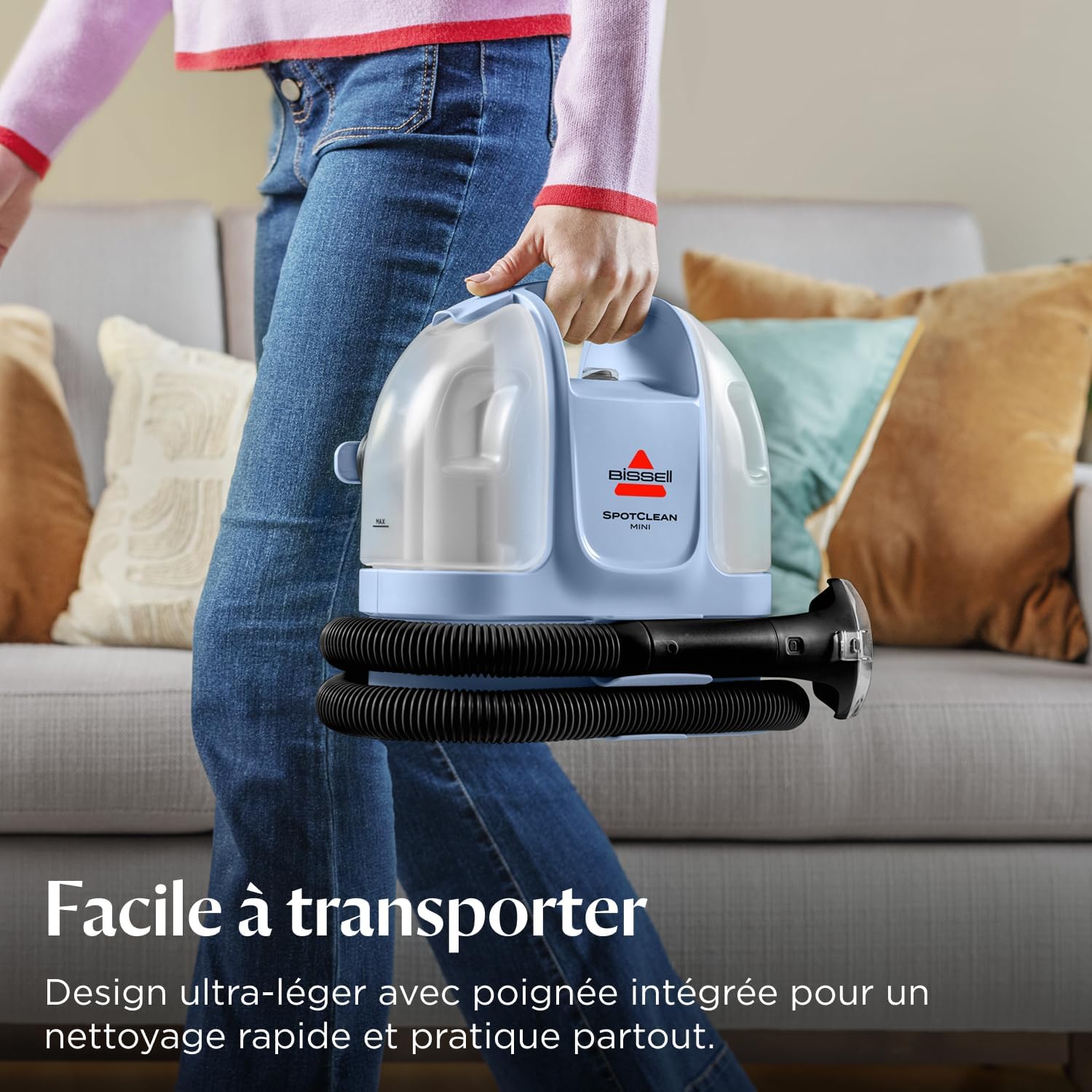 BISSELL - SpotClean Mini - léger, filaire, portable, multi-surfaces - 4103N
