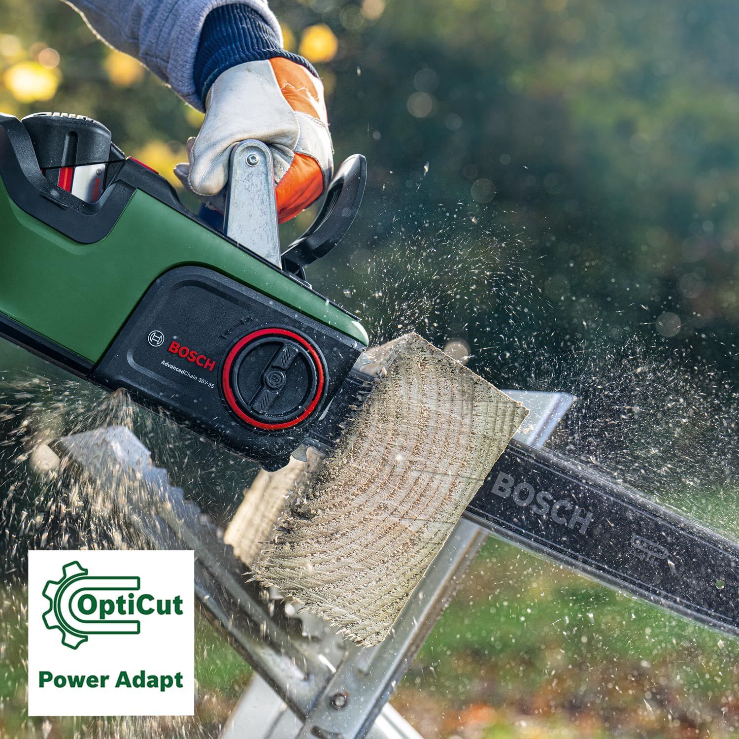 Bosch - AdvancedChain série 36V - 35 cm - vitesse 14 m/s, bois dur, 36V, AdvancedChain 36V-35-40