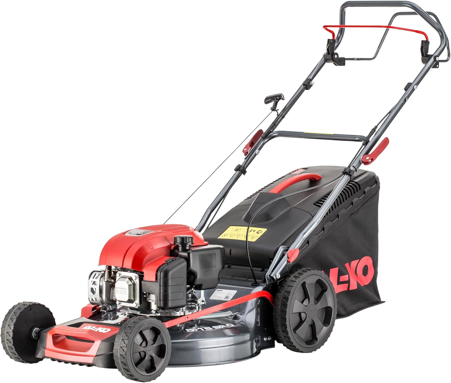 AL-KO Tondeuse à Gazon à Essence Easy 5.16 SP-D, Largeur de Coupe 51 cm, Puissance Moteur 3.0 KW, Traction à 1 Vitesses, Fonction 4INONE, boîtier en tôle d'acier, pour pelouses jusqu'à 1800 m²