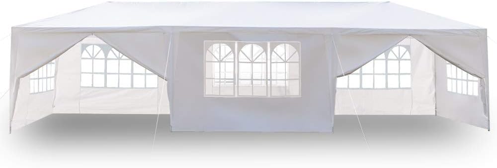 Alightup - tonnelle pliante série PE - 3x9m - imperméable, 8 parois, anti-UV, bâche épaisse