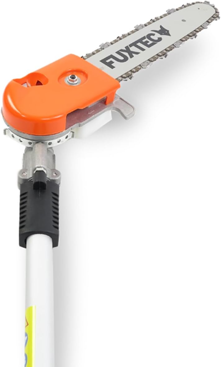 Fuxtec Débroussailleuse Thermique Multifonction 5en1 Multitool FX-MT252ER Easy Starter 3CV 52 cm³, Moteur 2 Temps, Élagueuse Inclinable Taille Haie Coupe Bordure avec Fil ou Lame 1 Mètre Rallonge