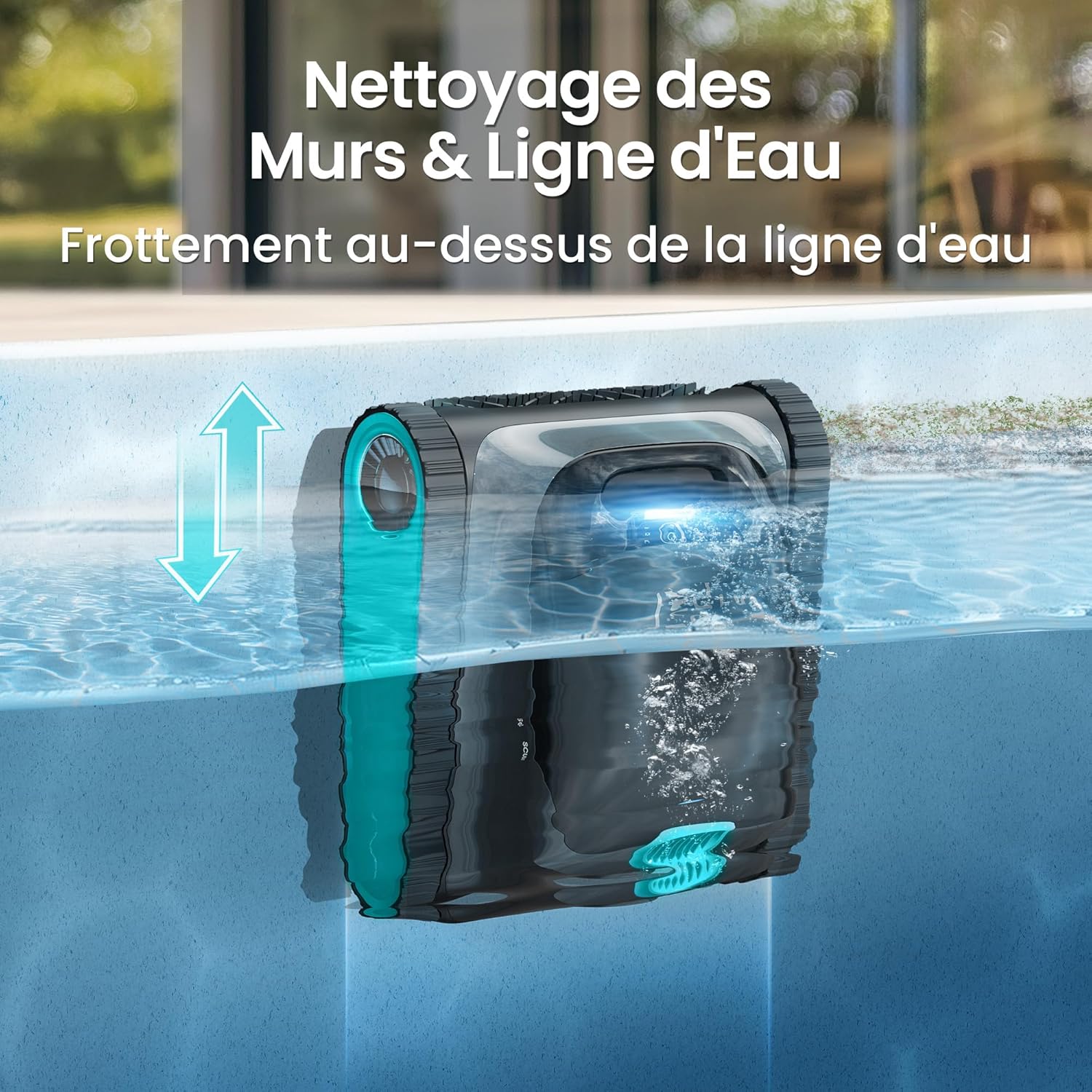 (2026 Upgrade) Aiper Scuba S1 Robot Piscine, Plan Hebdomadaire Personnalisé, Autonomie de 270 Min, Filtration Ultra-Fine, Nettoyage Fond/Parois/Ligne d’Eau, Navigation 11 Capteurs, Contrôle Via App