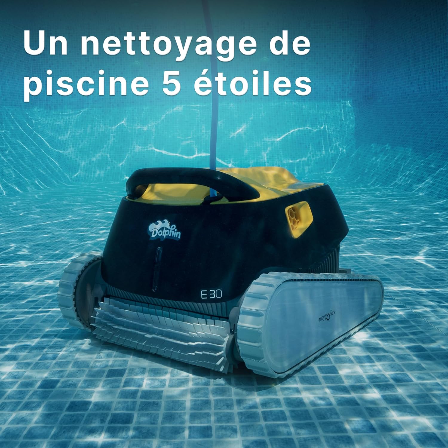 Dolphin - E30 série - 12m - nettoyage fond/parois, filtration ultra fine