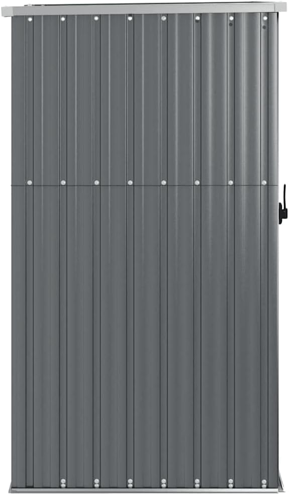 Abri de jardin - gris - 88x89x161 cm - acier galvanisé, robuste