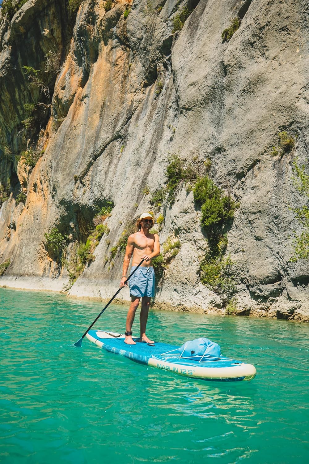 Wattsup - Sup Stand Up Paddle Gonflable - Gamme Essentials - Dropstitch - Pack Complet : Pagaie 2in1 Leash Pompe Sac de Transport