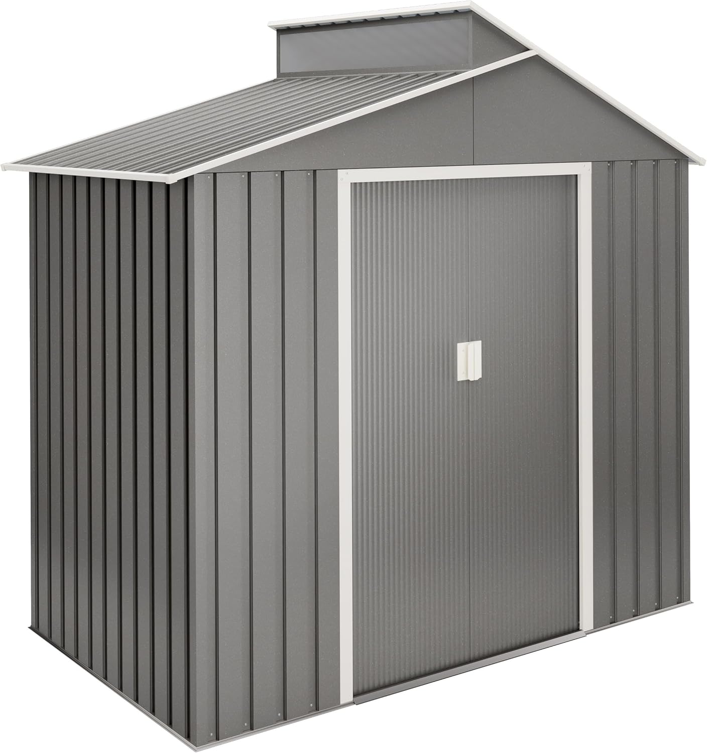 Hoggar Abri de Jardin en métal Nuuk 2.84 m2 - Garantie 10 Ans - 129x220x214cm
