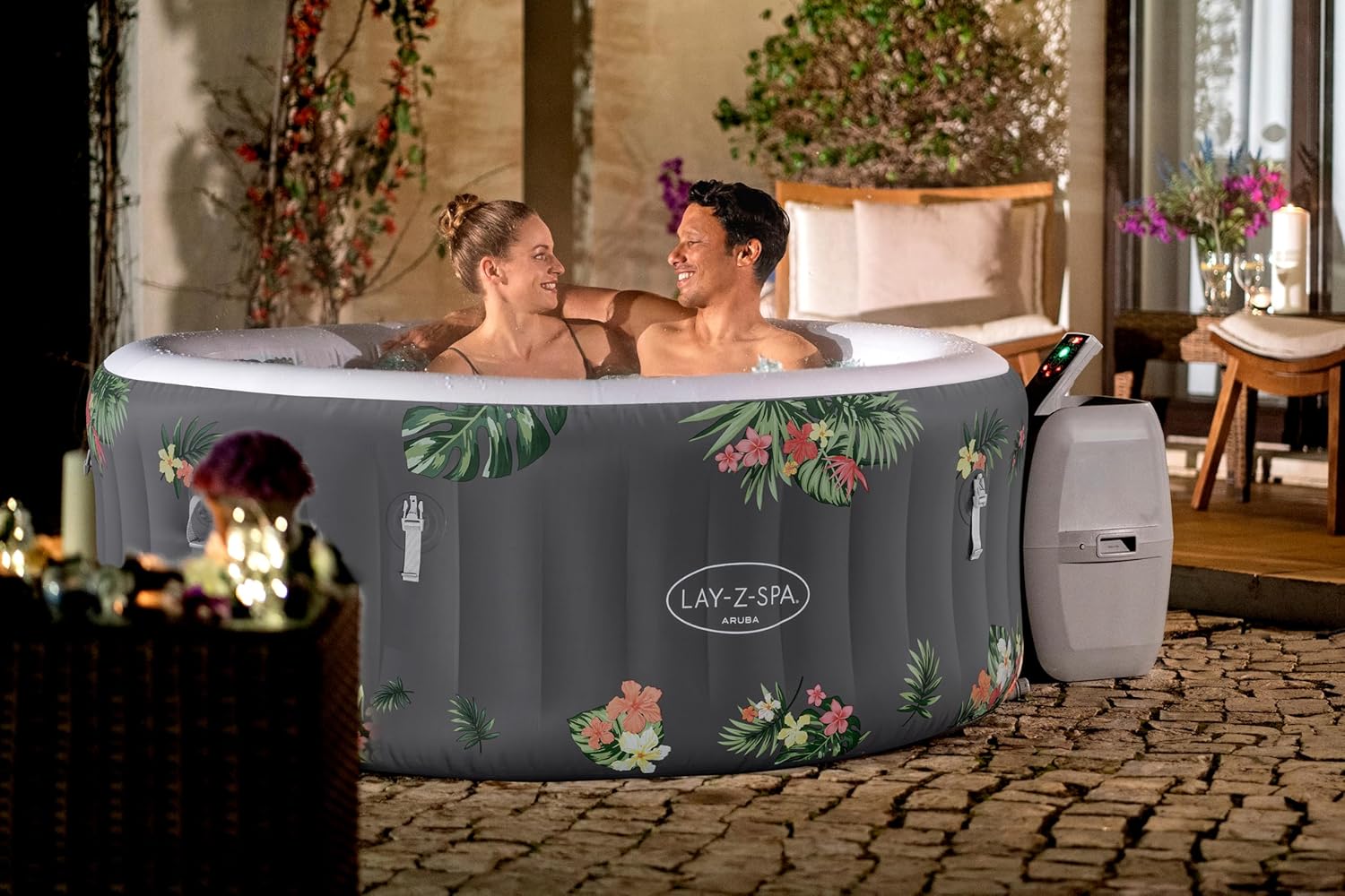 Bestway - LAY-Z-SPA Aruba Airjet - 170x66 cm - 2/3 pers, relaxation