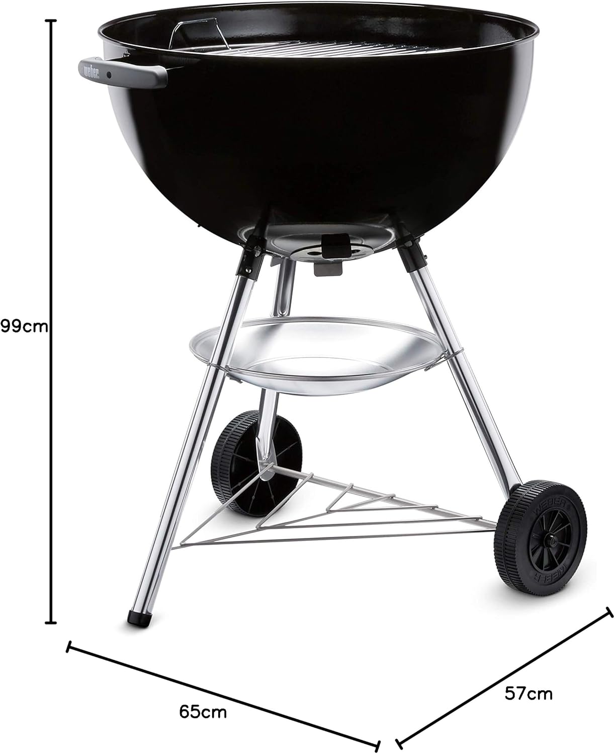 Weber - Bar-B-Kettle - 57 cm - acier émaillé, récupérateur de cendres