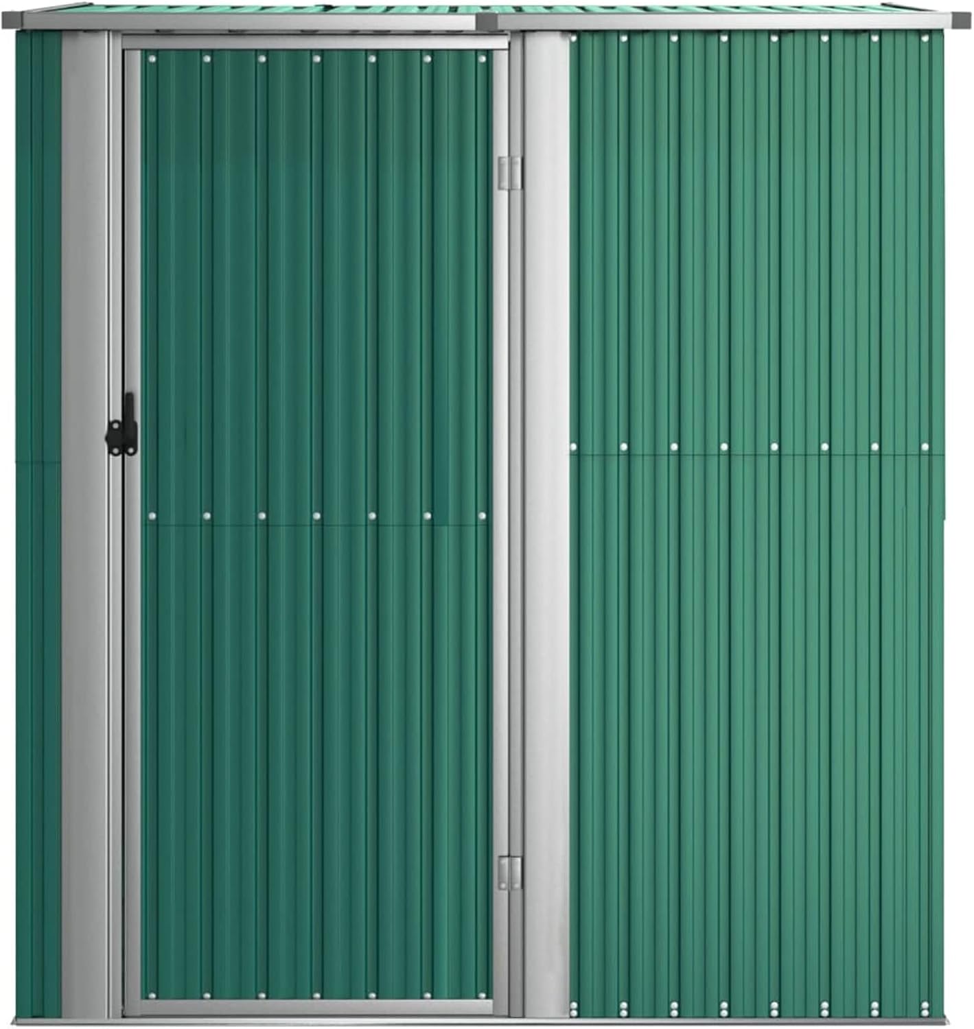 ShGaxin - abri de jardin en acier galvanisé vert - 180x97x200 cm - extérieur robuste